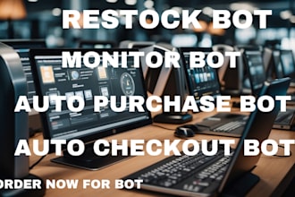 create restock bot auto checkout bot monitor bot auto purchase bot walmart bot
