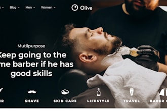 build barber shopify store barber website hair salon website barber shop website