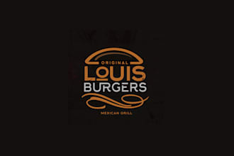make amazing food truck burgers logo