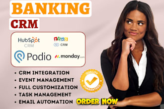 setup banking crm hubspot pipedrive liveagent lead gen nocrm io send pulse yonyx