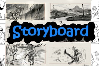 draw storyboards for your film or animation or ad