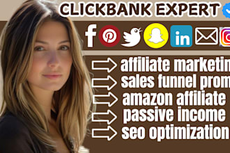 promote amazon affiliate marketing, link promotion, clickbank, sales funnel