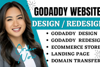 redesign godaddy website design godaddy website develop godaddy website design