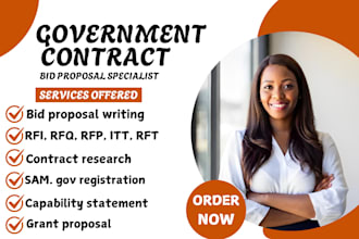 respond to rfp, rfq, rfi and write a winning government contract , bid proposal