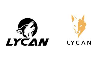 design luxury wolf logo