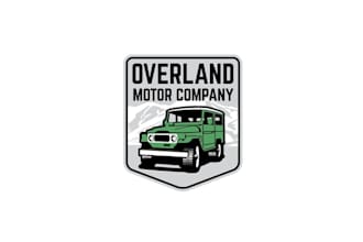 make modernized icon car import business logo