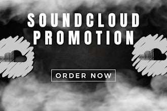 promote your soundcloud music with real and organic listener