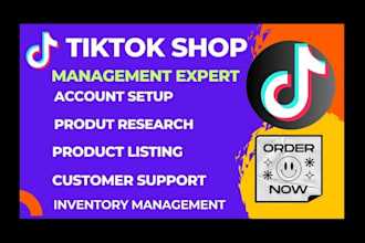 setup tiktok shop, manage tiktok shop listing, tiktok dropshiping marketing