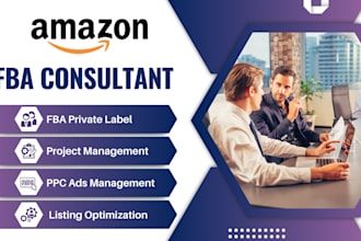 be your amazon fba consultant and bussiness mentor