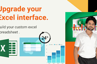 build your custom excel spreadsheet and dashboard
