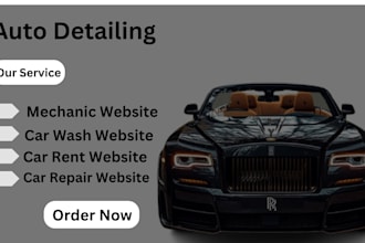 car detailing website, mechanic website, detailing website, mobile detailing