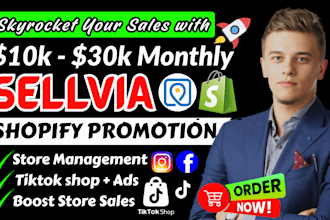 do high ticket sellvia marketing shopify marketing tiktok shop sellvia promotion