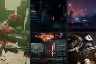 create aaa 3d game ready props and environments