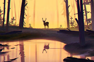 make atmospheric concept, illustration, artwork for you