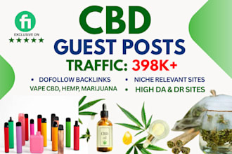 do cbd guest post on vape, cannabis, marijuana sites with cbd backlinks