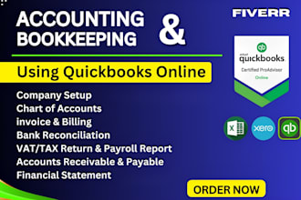 do bookkeeping specialist for quickbooks and  xero setup services