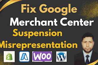 fix the google merchant center suspension