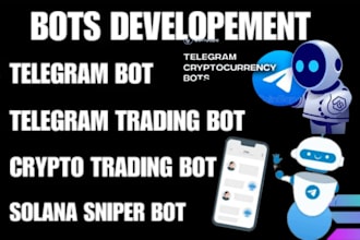 build telegram trading bot, telegram crypto bot, telegram bot, trading bot