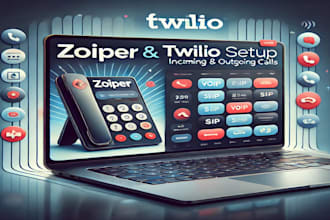configure zoiper for twilio outgoing and incoming voice call