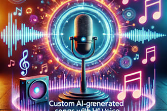 create an custom ai song high quality with custom lyrics