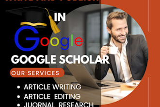 write and publish research article in google scholar