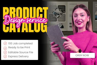 design brochure, business flyer, company profile, annual report, product catalog