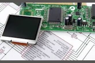 design circuit schematic and pcb in easyeda and proteus