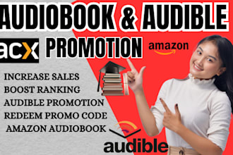 promote ebooks, audible audiobook promotion or amazon acx