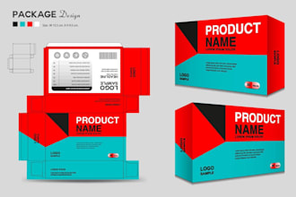 creative label design and packaging for bottles and boxes