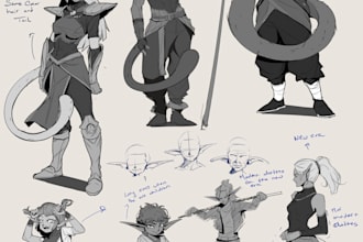 design unique characters and immersive worlds for games