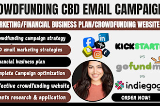 do crowdfunding email campaign marketing pitch grant cbd financial business plan