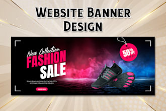 design clickbait website banner, header,slider,cover and web banner
