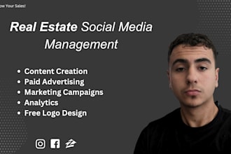 be your real estate social media marketing manager