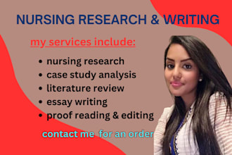 do nursing research and summary writing
