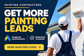 generate painting leads with google ads for home and commercial painters