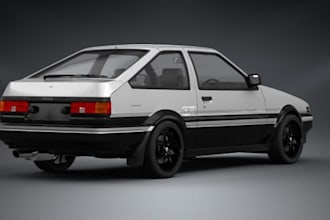design a 3d automotive 3d car 3d rendering interior exterior in blender