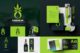 do business logo, brand identity, brand style guide, and branding kit design