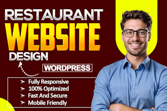 build hotel booking, catering, food, bakery, and impressive restaurant website