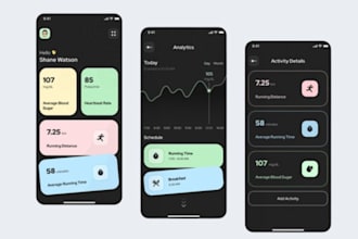 do app design, mobile UI UX design, figma UI UX design for website