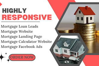 generate mortgage leads via facebook ads mortgage website mortgage page funnel