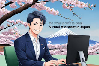 be your professional virtural assistant in japan