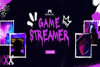 design twitch overlay, kick, twitch logo, animated stream overlay, banner panels