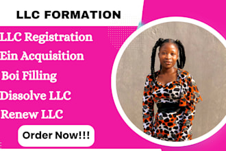 do llc registration, amend or dissolve llc, ein, website and boi report filling