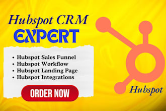 setup hubspot crm, hubspot workflow, automation, hubspot landing page