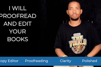 proofread and edit your books