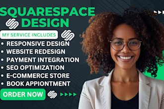 responsive squarespace website design or redesign squarespace SEO squarespace