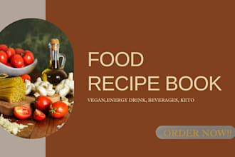 write quality cookbook writer, recipe book, book design cookbook formatting