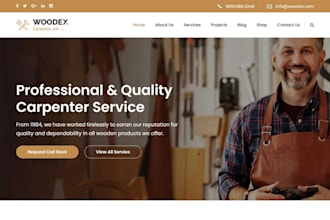 build carpentry website furniture website woodwork website carpentry leads