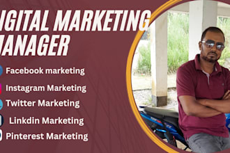 be your  knowledgeable manager of digital marketing