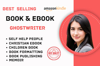 ghostwrite your memoir, autobiography, novel, or ebook